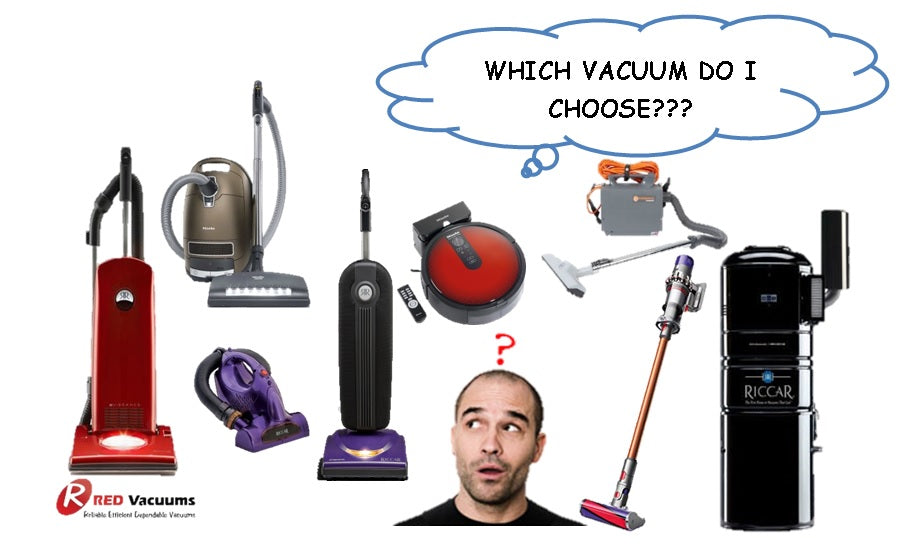 Types of Vacuum Cleaners and Their Uses For Cleaning Red Vacuums
